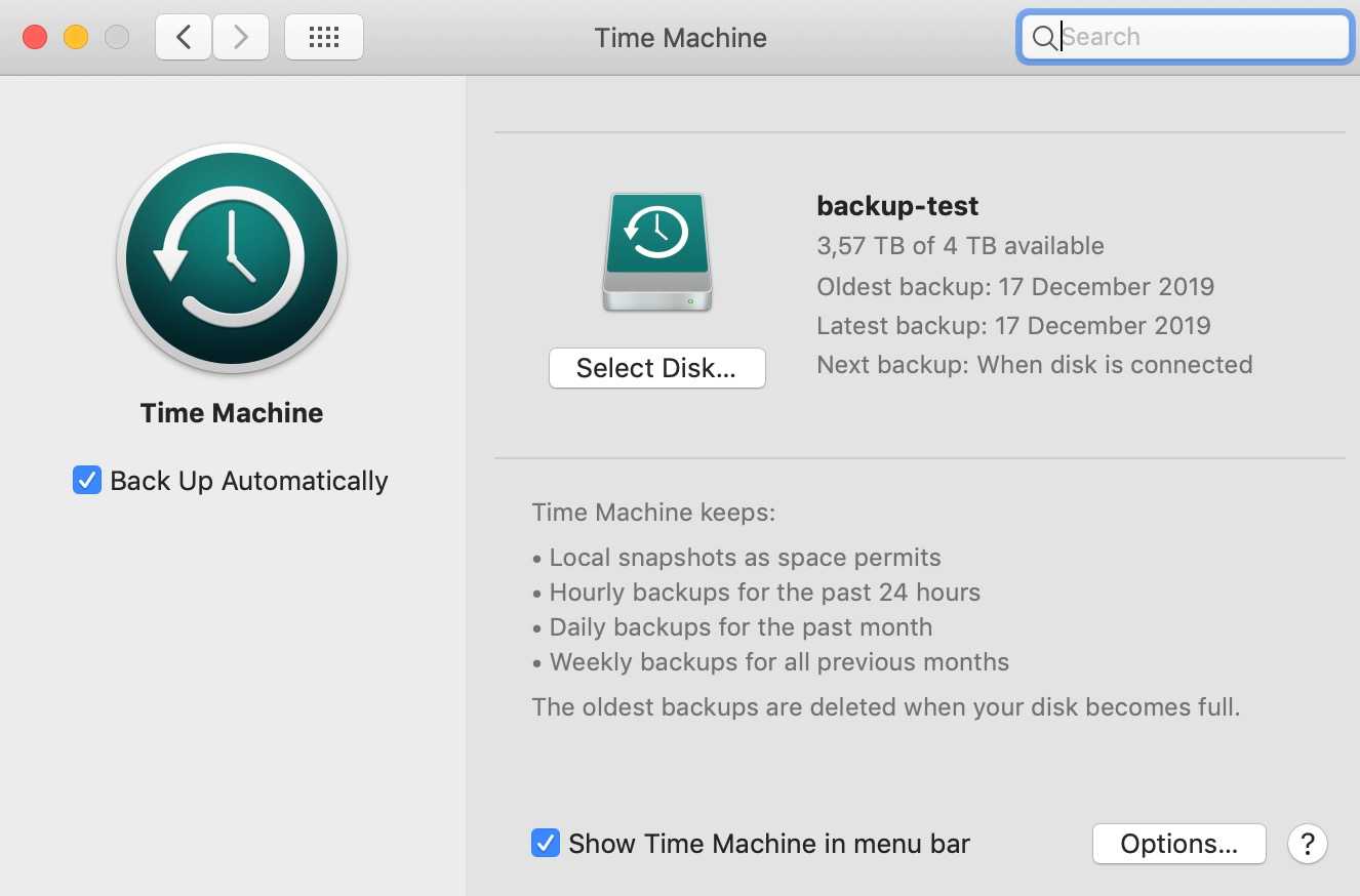 What is the time machine app on mac